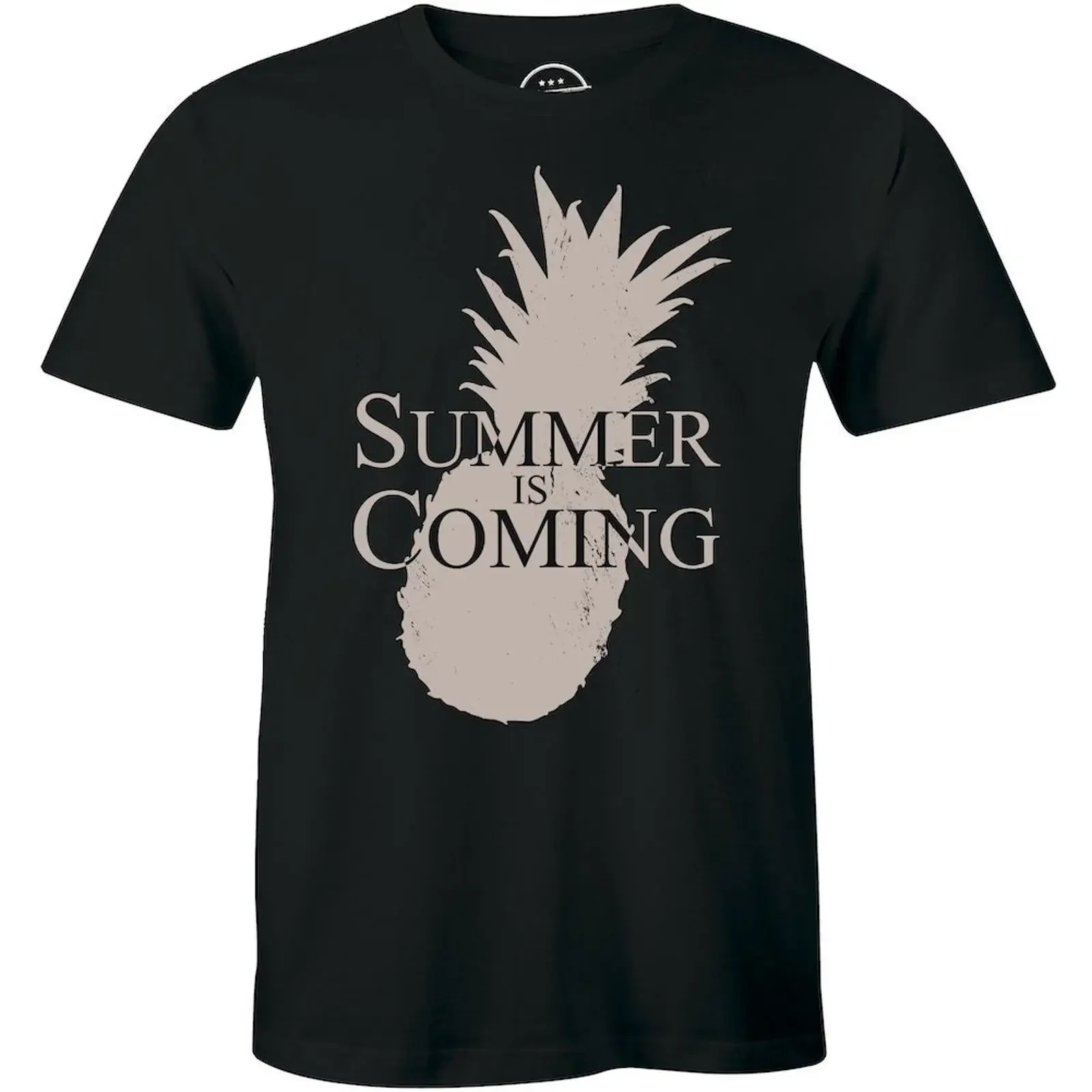 Summer Is Coming enjoying Vacation Pineapple Season Men's T shirt Beautiful  vintage Washed graphic fashion Soft Comfortable