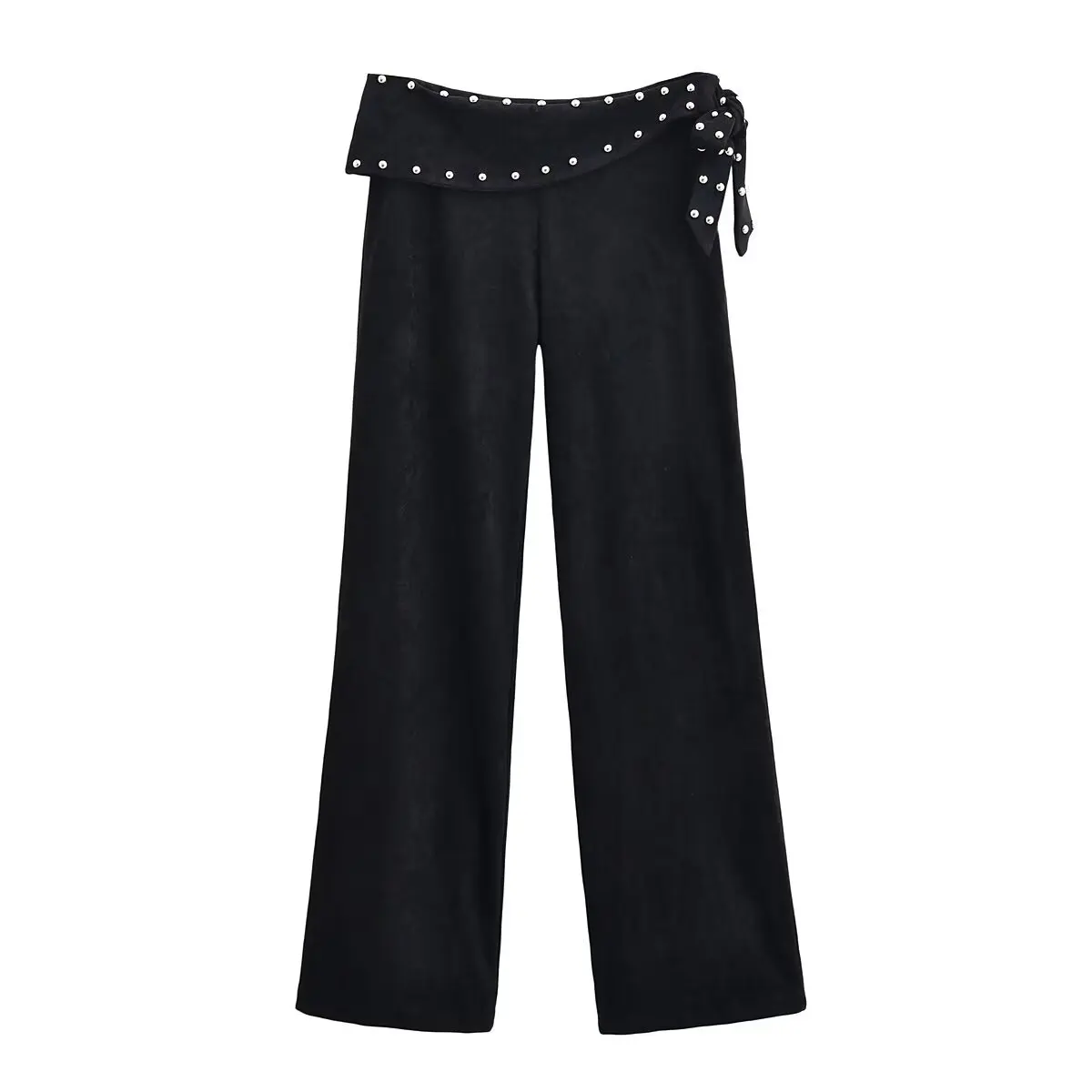 

Black Gothic Baggy Y2k Wide Leg Pants Women Harajuku High Waist Flare Pants 2000s Vintage Trousers Fashion Japandi Style Clothes