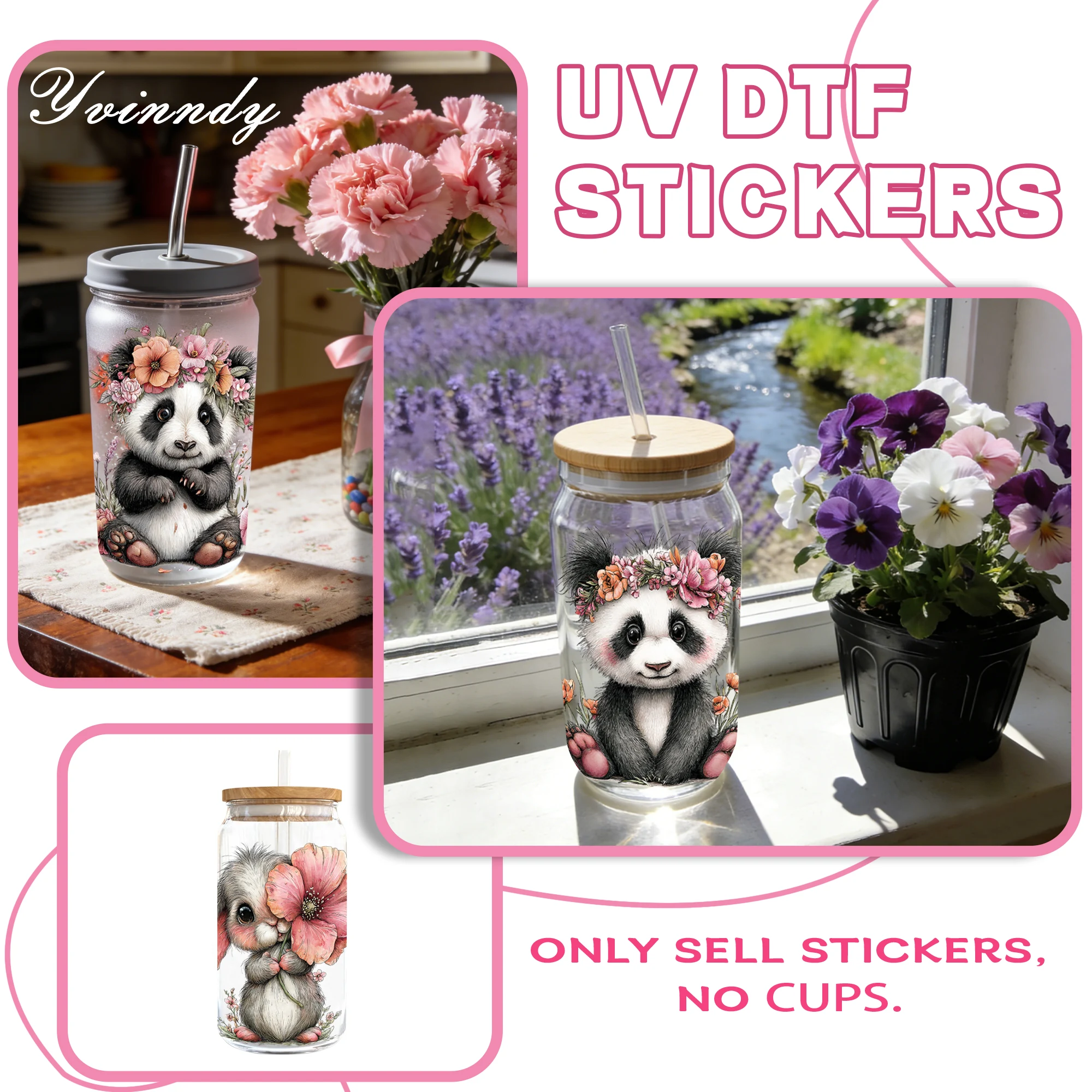 5 pezzi/set Springtime Cuties, - Rdta Tank Glass recensione e prezzo