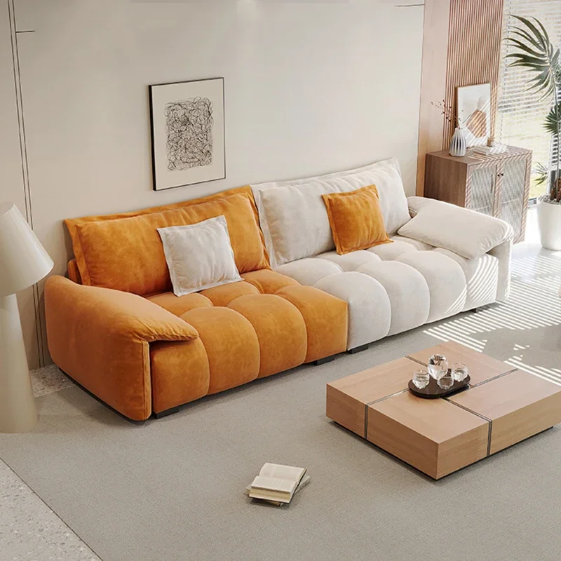 

Simple Unique Couches Velvet Comfortable Foam Italian Modern Sofa Lounge Designer Wood Divani Da Soggiorno Furniture Living Room