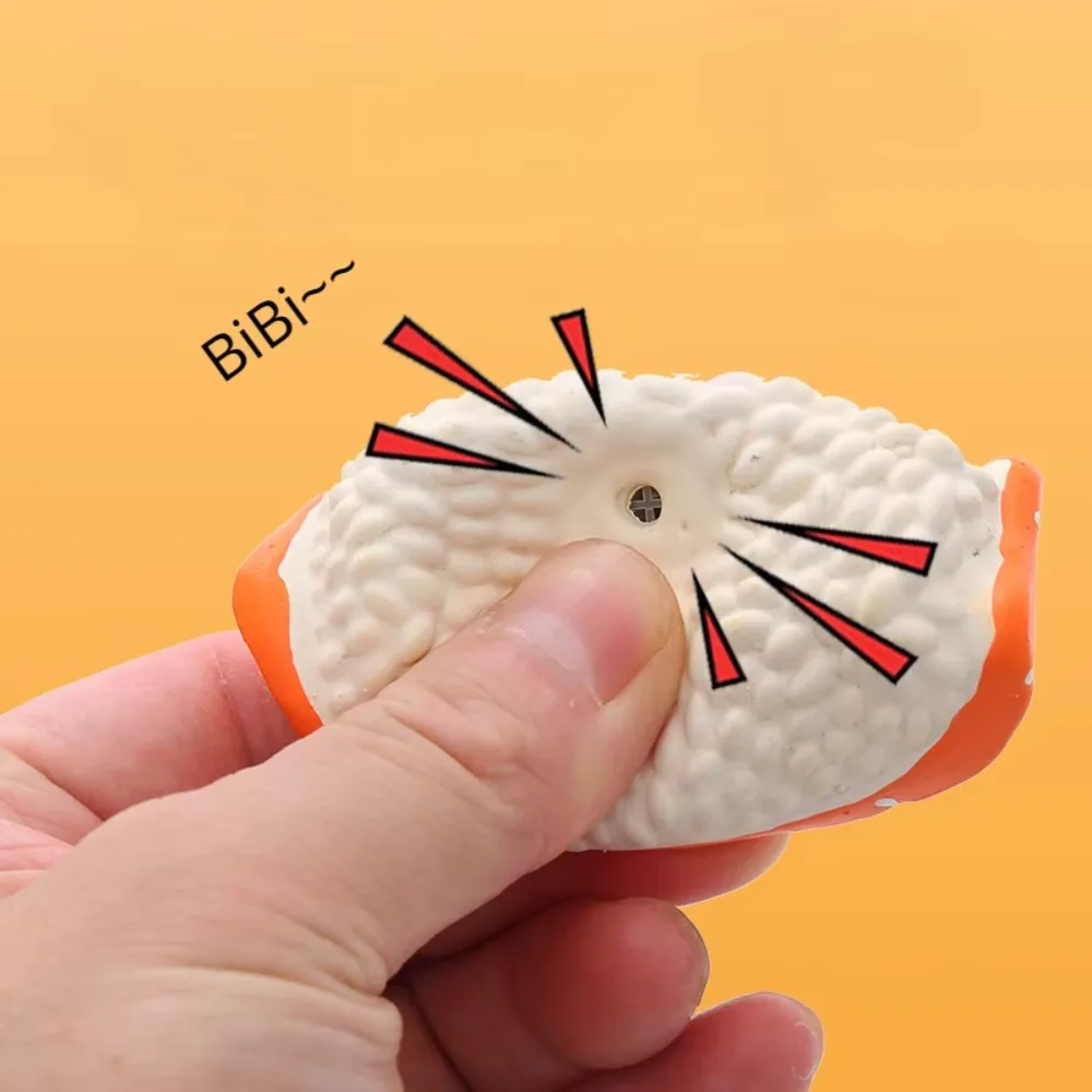 Sushi Shape Dog Chew Toy Wear-resistant Soft Interactive Squeaky Dog Toys Bite-resistant Relieve Boredom Dog Teething Toy