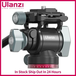 Ulanzi U-190 Small Hydraulic Ball Head Camera Professional Tripod Head 360 Panoramic Universal Ballhead for DSLR Tripod Monopod