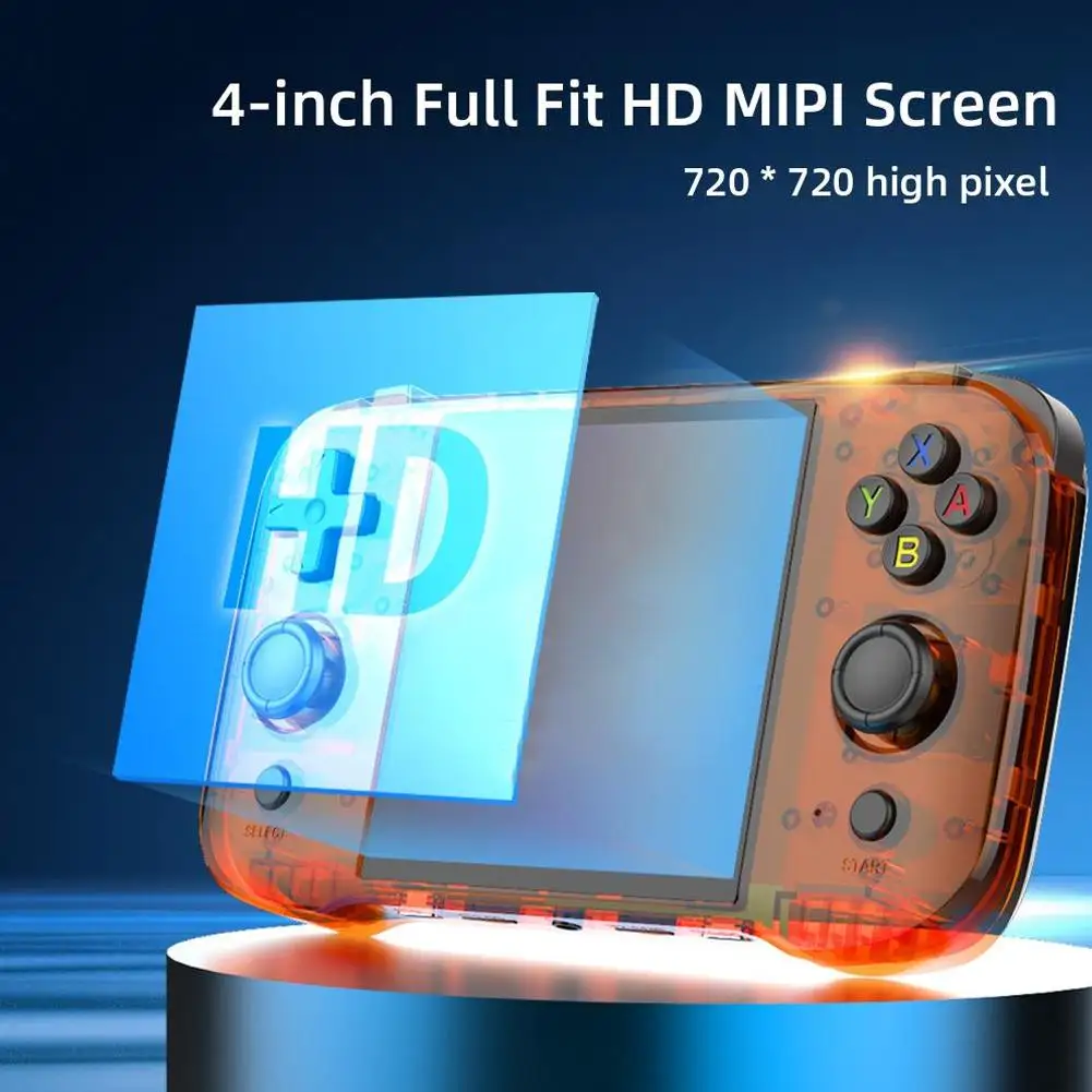 R46S Handheld Video Game Console HD Screen 4-inch Screen Retro Games Consoles Linux System Portable Pocket Video Gaming Player
