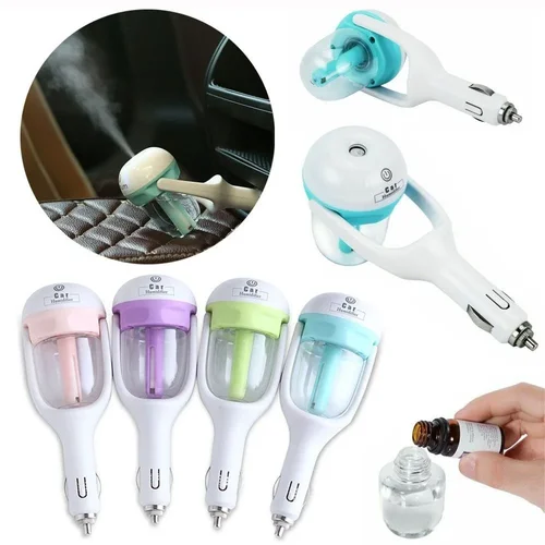 Mini humidificador de aire para coche, purificador de aire de vapor, difusor de Aroma, aceite esencial, difusor de aromaterapia, generador de niebla automático, pulverizador para coche