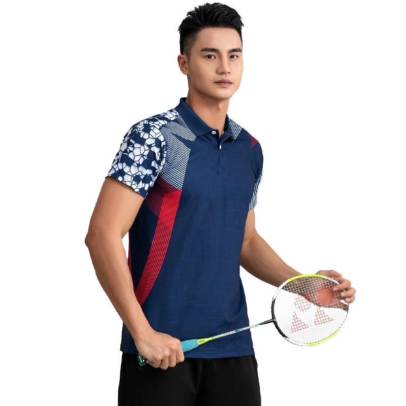 Badminton Sport Tennis Shirts Men Table Uniforms Volleyball Ping Pong Clothes Training Team Game Jerseys Running Fitness Tee