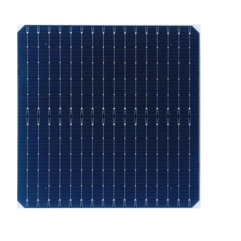 40pcs Mono Crystalline Silicon Solar Cells N Type  182mm x 182mm TOPCon 24.4% High Efficiency 8.06W/pcs