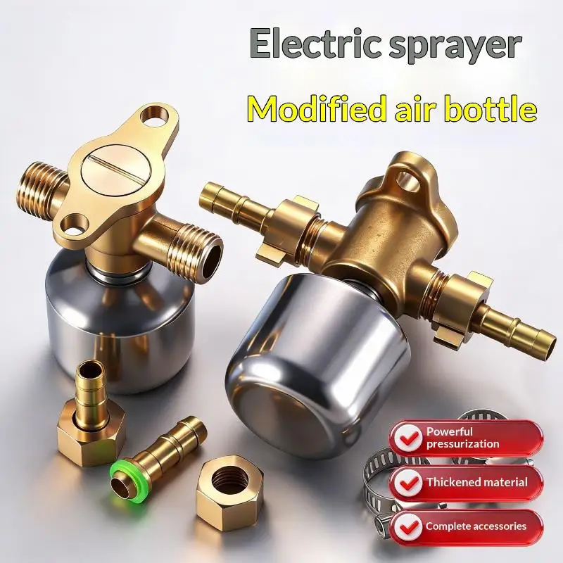 1Pcs High Pressure Electric Sprayer Air Tank Removable Sprayer Pressure Cylinder Corrosion-Resistant Booster Pressure
