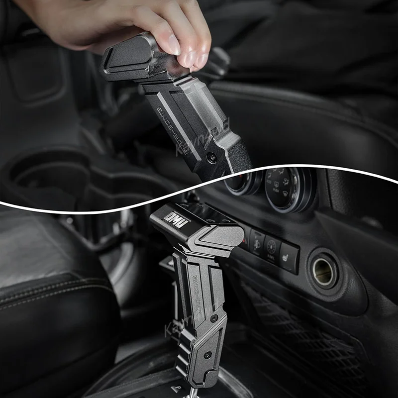 الطرق الوعرة 4x4 الملحقات الخارجية OMU سلسلة الألومنيوم ذراع السرعة التحول المقبض ل 2011-2017 جيب رانجلر JK JKU قطع غيار السيارات #3