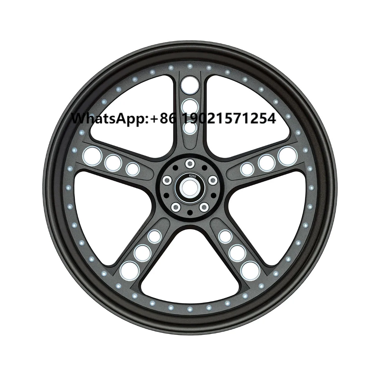 

Front & Rear Wheel Black Aluminum Alloy Motorcycle Wheels Rim Accessories for Harley 13-later FXSB FXSBSE Models