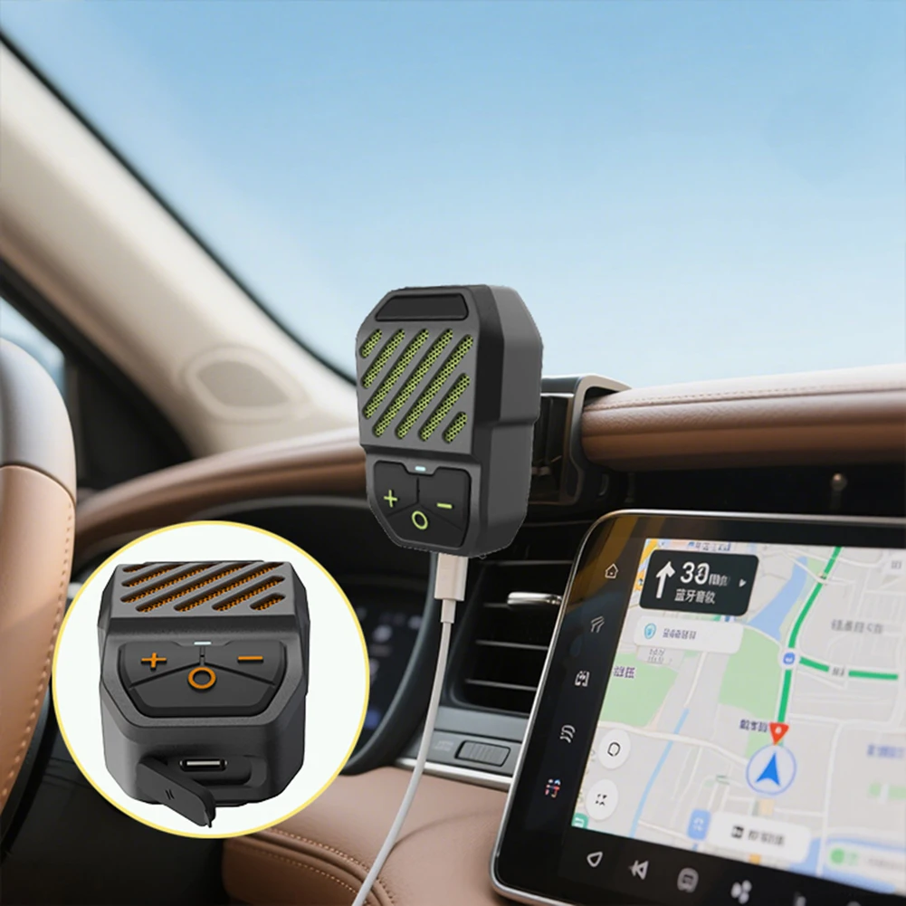 Altavoz Bluetooth portátil, altavoz magnético con Clip, micrófono inalámbrico BT, altavoz deportivo Lavalier para ciclismo/senderismo