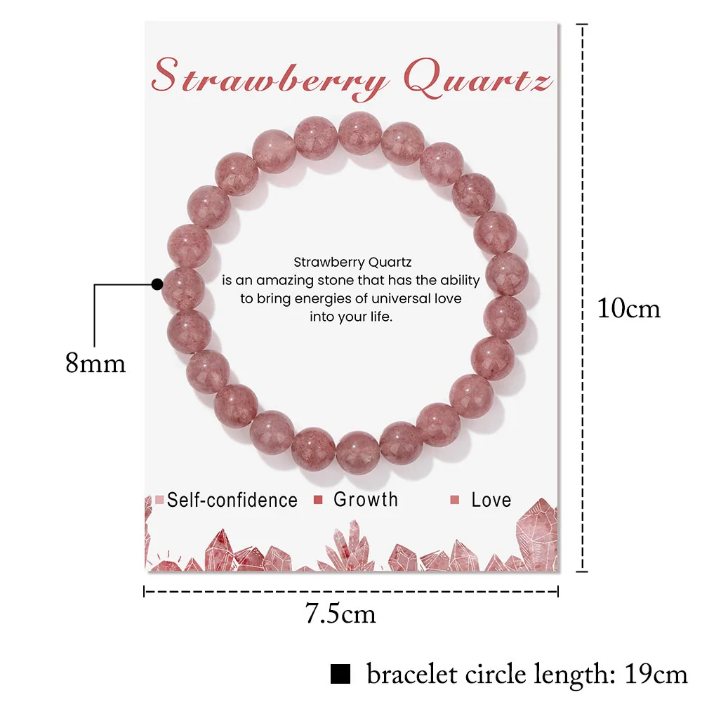 Trend ige Naturstein perlen Tigerauge Armband 8mm runde Amazonit Howlite Quarz Perlen elastische Armbänder Frauen Männer Yoga Schmuck – Detail 1