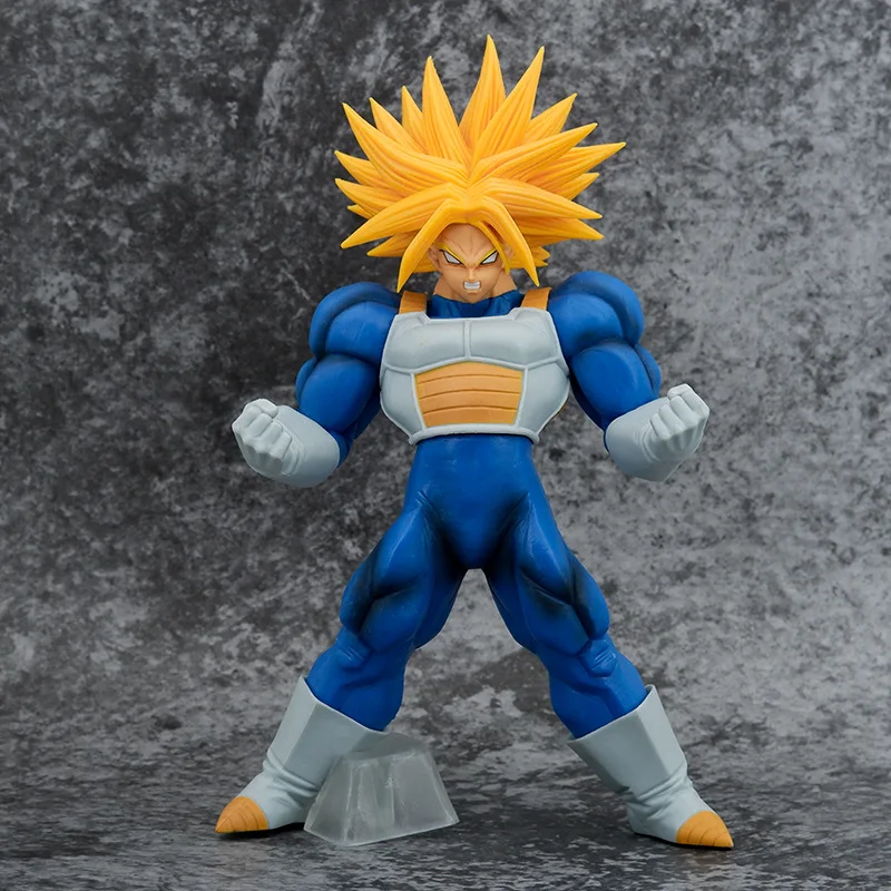 25cm Dragon Ball Z Super Trunks Anime Figure Super Saiyan Gotenk Action Figures PVC Statue Collection Model Toy Desk Decor Gifts