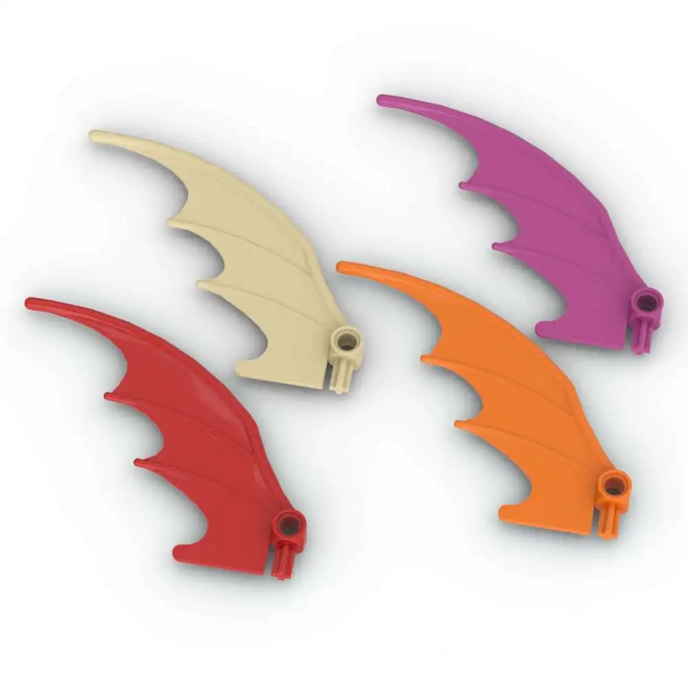 

MOC 10PCS Replaceable 8x10 55706 Puzzle Particle Body Wear Animal Bricks Dragon Wing Building Block Special Day Toy Kids Gifts