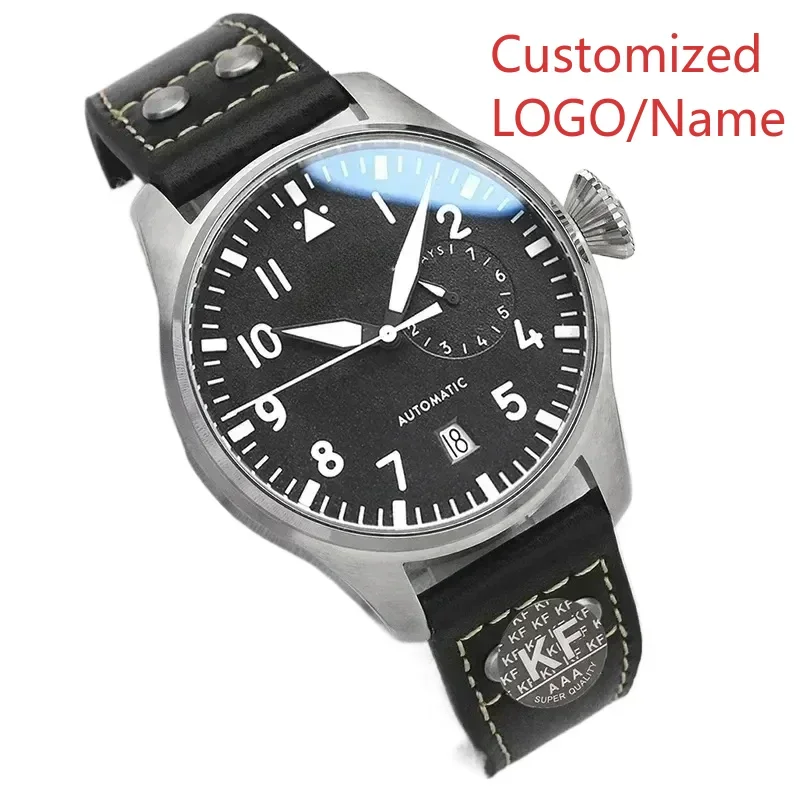 Orologio da uomo Big Pilots Le Petit Prince Sport Orologi in oro rosa Meccanico automatico Blu Nero Marrone Pelle Personalizzato