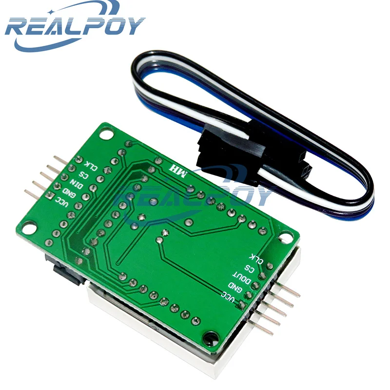 8x8 8*8 MAX7219 Dot Led Matrix Module MCU LED Display Control Module For Arduino 5V Interface Module Output Input Common Cathode