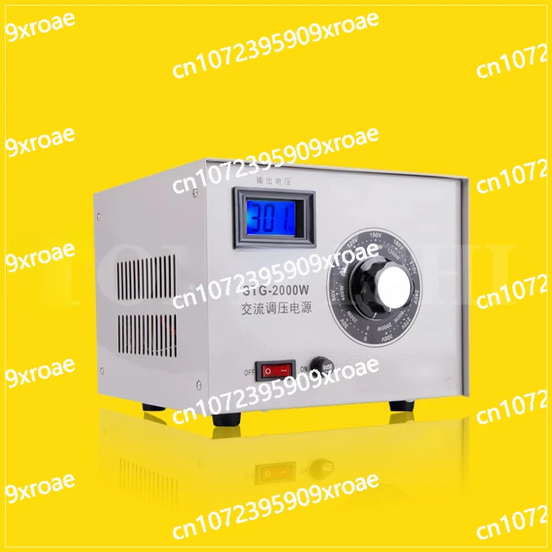 Single-phase Voltage Regulator STG-2KW AC Voltage Regulating Power Supply 0-300V Adjustable 2000W Contact Type 220V Single-phase