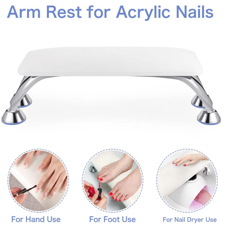 1pc couro do plutônio prego mão manicure resto braço suporte travesseiro suporte de almofada mesa apoio braço esteira unha polonês ferramenta prática
