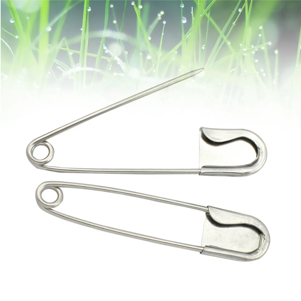 500pcs Pin Iron Safety Needle Safety Steel Brooch for Cardigan Cape Blankets Skirts Kilts Crafts iron pin