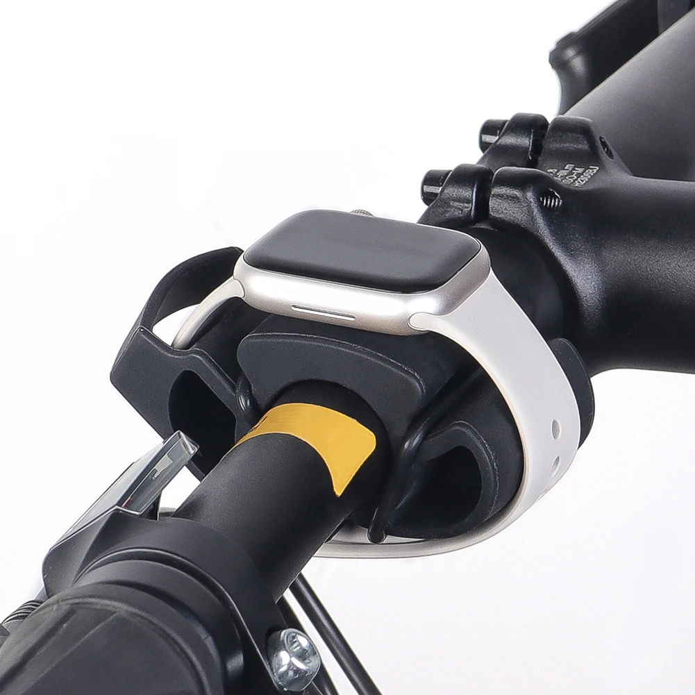 Bicycle Watch Mount Silicone Bicycle Smartwatch Stand Universal Riding Smart Watch Mount for TOMTOM/TICWATCH/SUUNTO Watch