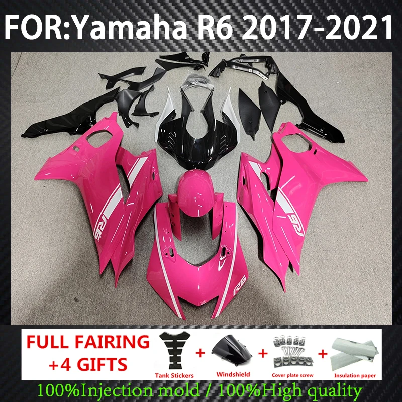 

Motorcycle Fairing Kit Suitable for Yamaha R6 17-21 Years YZF600 2017 2018 2019 2020 2021 Fairing Kits ABS Injection Plastics