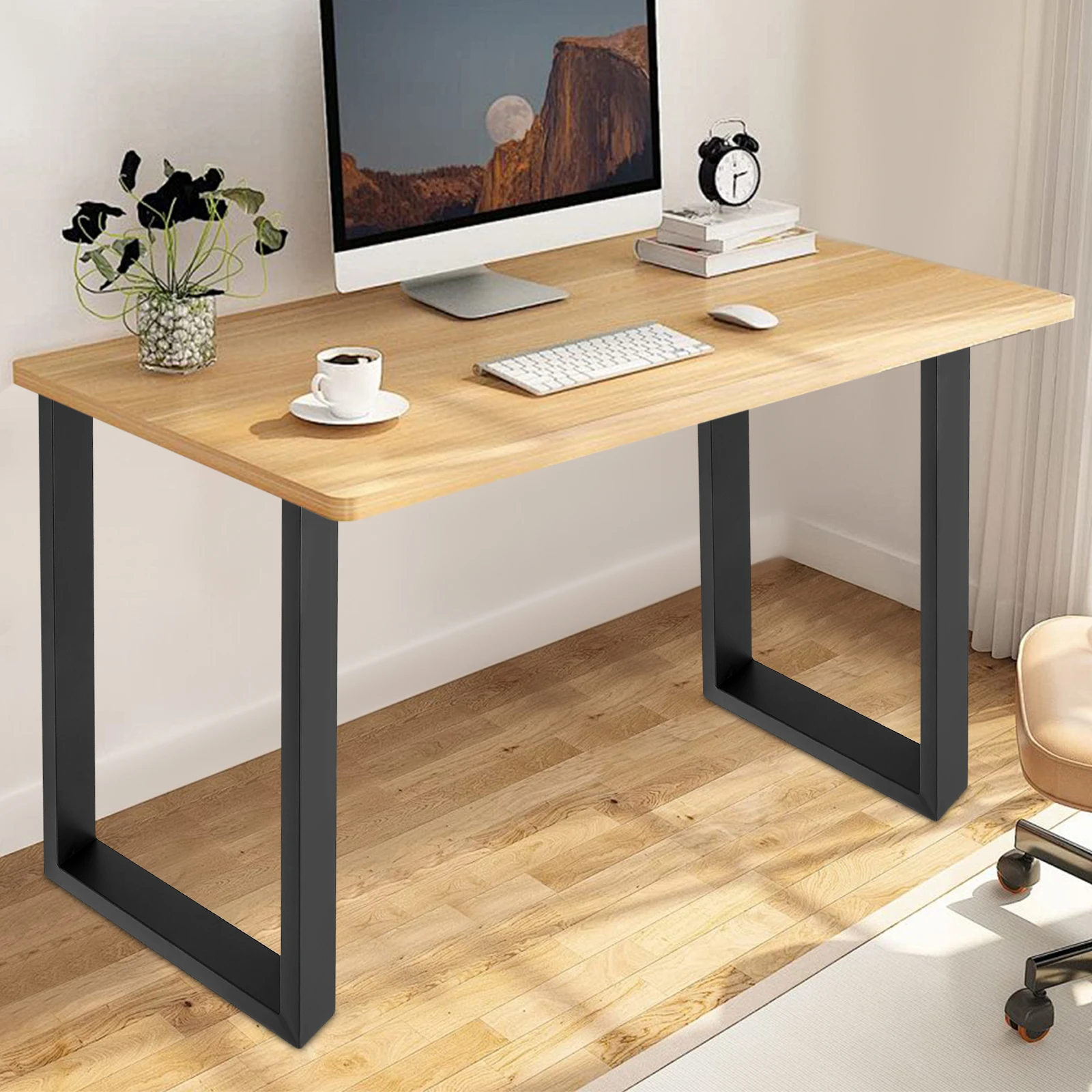 Möbelbeine aus Metall, verschleißfest, industrielle Tischbeine aus Metall, einfache Installation für Schlafzimmer/Hotels/Esszimmer – Detail 6