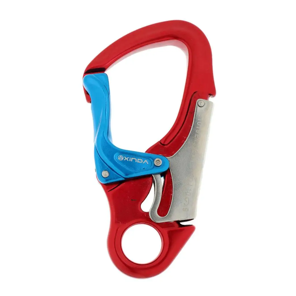 Professional Climbing Carabiner 30KN Aluminum Safety Hook Main Lock for Mountaineering and Rappelling view 2