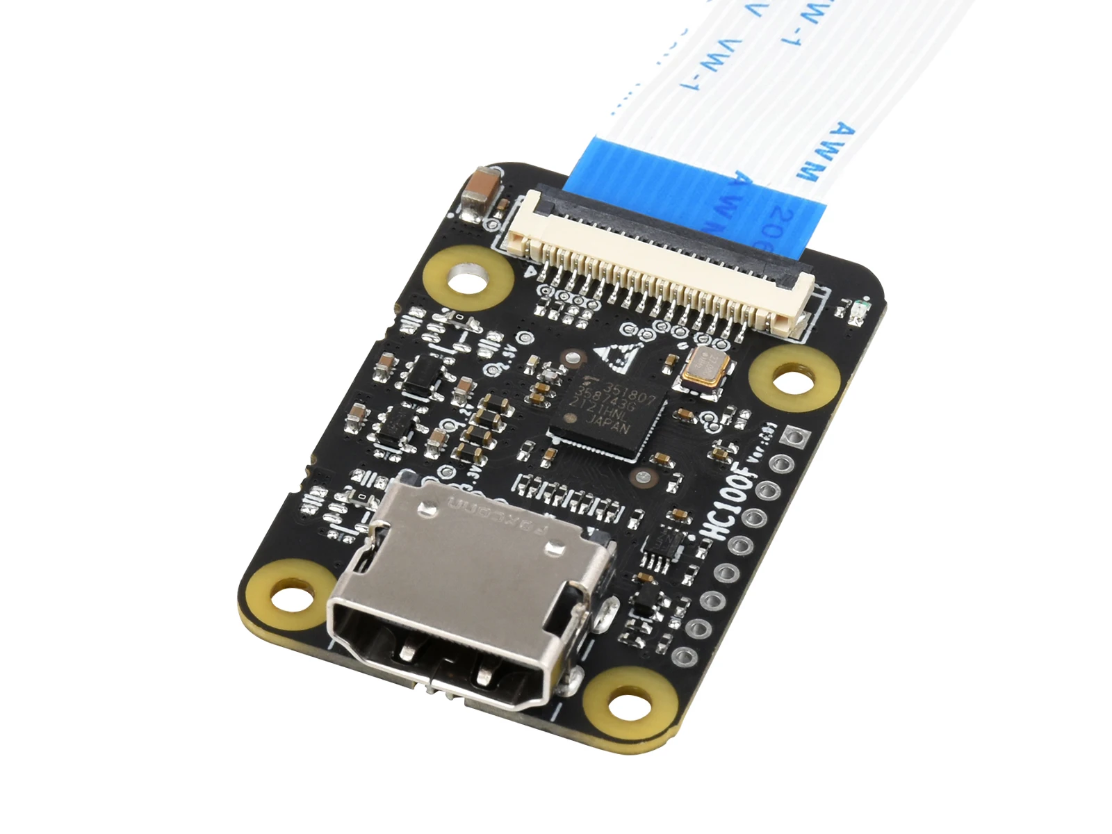 HDMI to CSI Adapter Board for Raspberry Pi, 1080p 30fps Input, Compatible with All Pi Models, TC358743 Chip