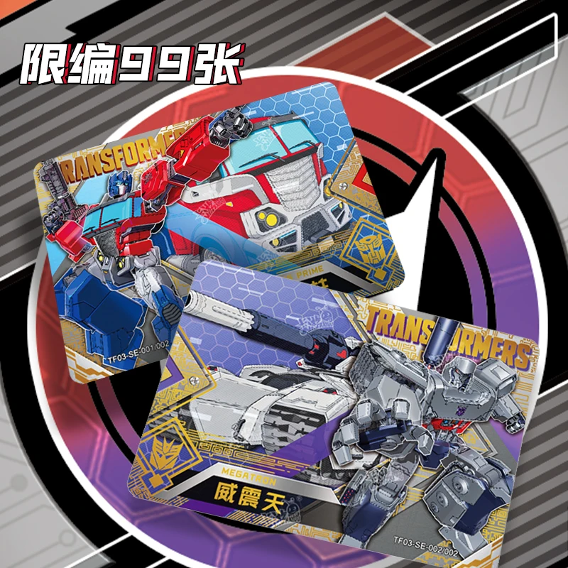 KAYOU Genuine Transformers Cards Leader Version Series V3 V2 Cards Official Optimus Prime Anime Peripheral Card Toy Gifts