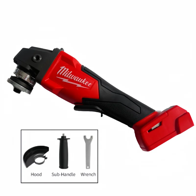 M14 125mm bezkartáčová úhlová bruska Li-ion baterie akumulátorové řezání leštění brusné elektrické nářadí pro Milwaukee 18V baterie - náhled 2