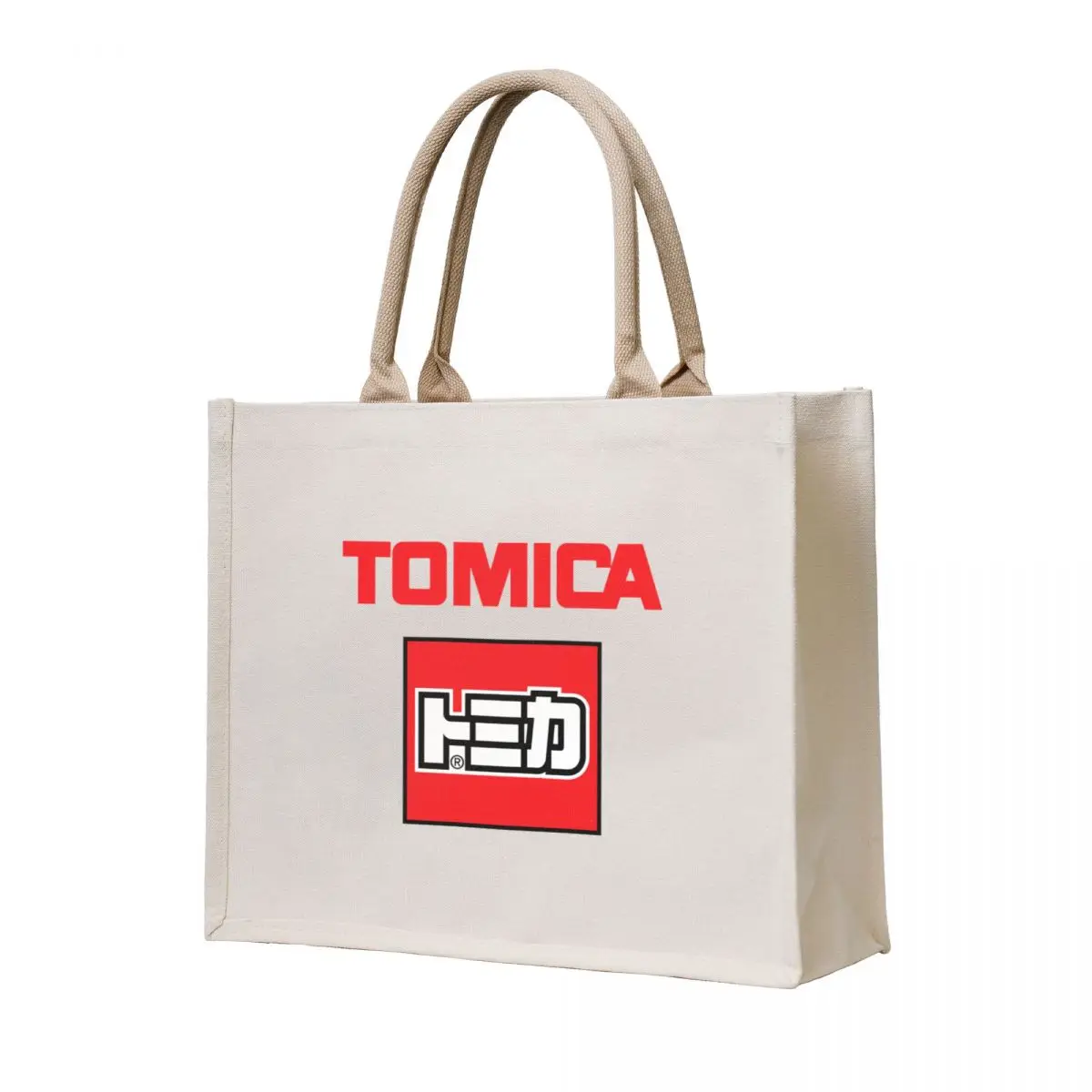 

TOMICA LOGO Tote Bag bags woman 2025 Canvas shopper bags for women Fabric bag