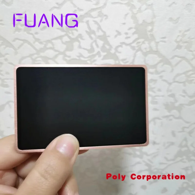 Qualidade superior Smart Identification Gravado Metal NFC Business Card