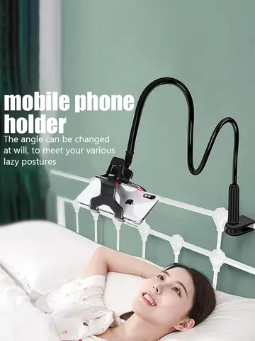 Universal Mobile Phone Holder Flexible Lazy Holder Adjustable Cell Phone Clip Home Bed Desktop Mount Bracket Smartphone Stand