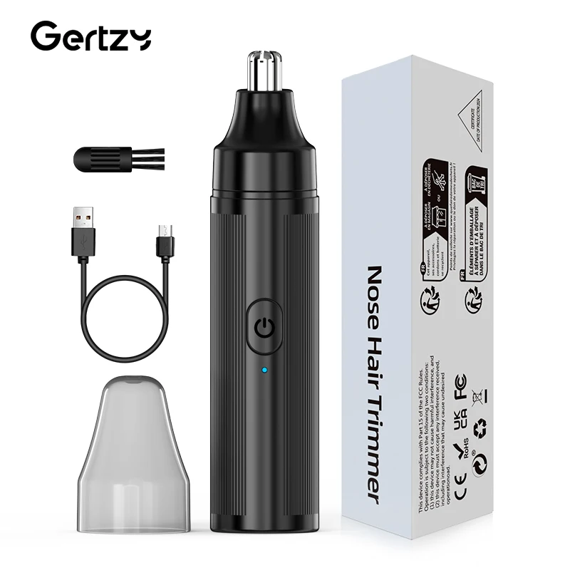 

USB перезаряжаемый электрический триммер для носа, подходит для устройств для удаления бровей и лица для волос в носу и ушах.