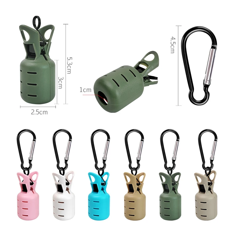 Webfoot Protector cebo calamar – Cubierta gancho señuelo mosquetón - imagen 3