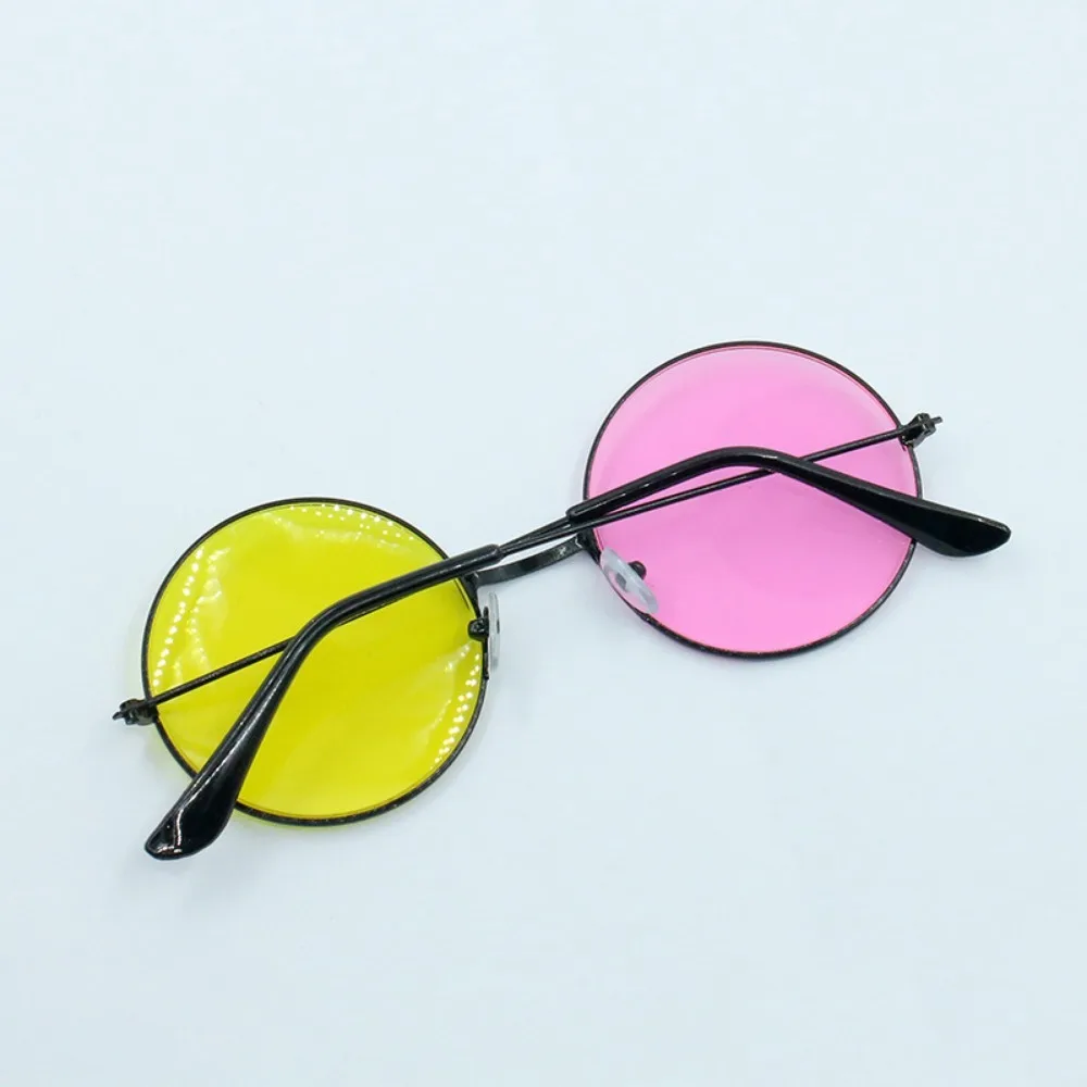 Boss Spamton Cosplay Mixed Color Sunglasses Men Spamton Cosplay Glasses Cos Prop Round Frame Sunglasses Halloween Accessories