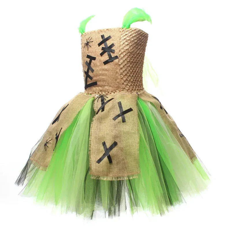 2025 Film Nightmare Weihnachten Cosplay Kostüm Oogie Disguise Kleid für Mädchen Halloween Karneval Party Bühne Kleidung Rollenspiel