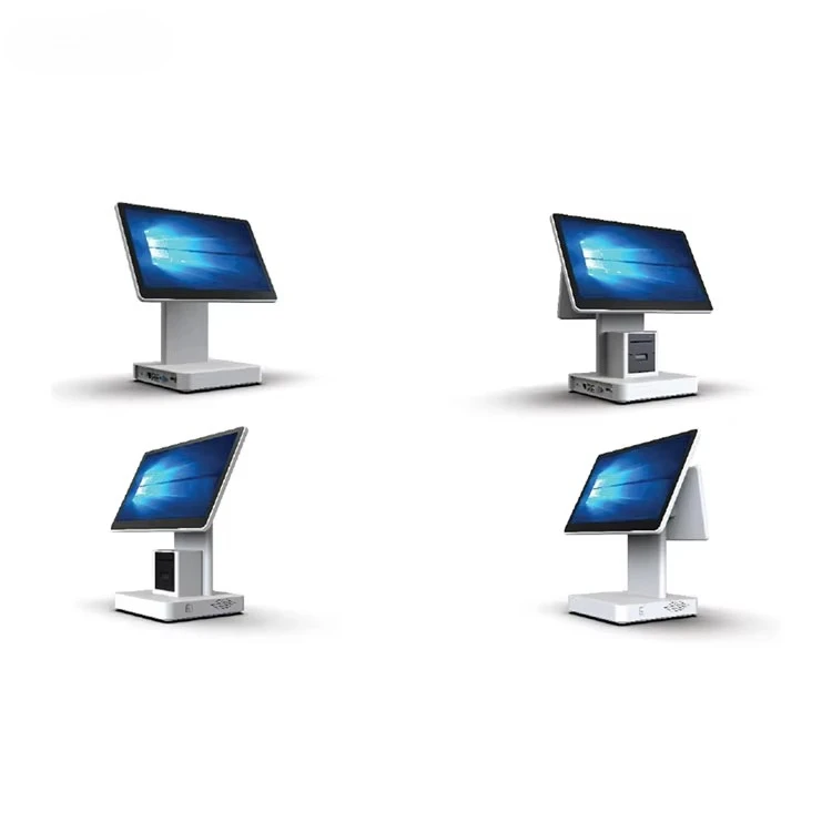 15.6 Inch All In One Capacitive Touch POS System 4GB+64GB DDR3 Windows Billing Cash Register Machine For Retail Business Cash Ma