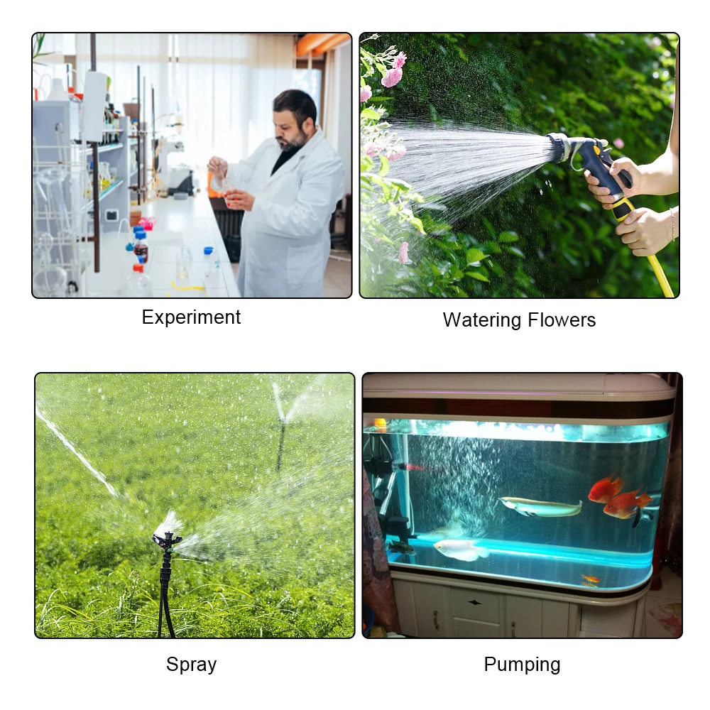 DP-537 Diaphragm Water Spray Self-Priming 130PSI Agricultural Electric Water Pump Durable 12V 220V 5.5L/min Micro High Pressure