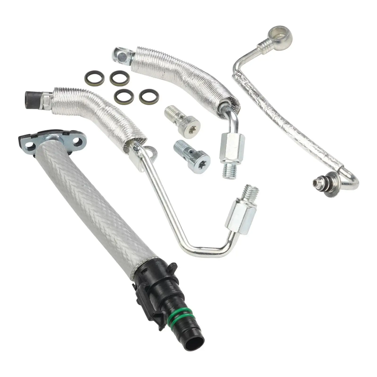 

For Chevy Trax 2013-2019 55568031 Replacement Accessory Turbo Oil Return Drain & Oil feed Line Kit Turbo Oil Return Drain