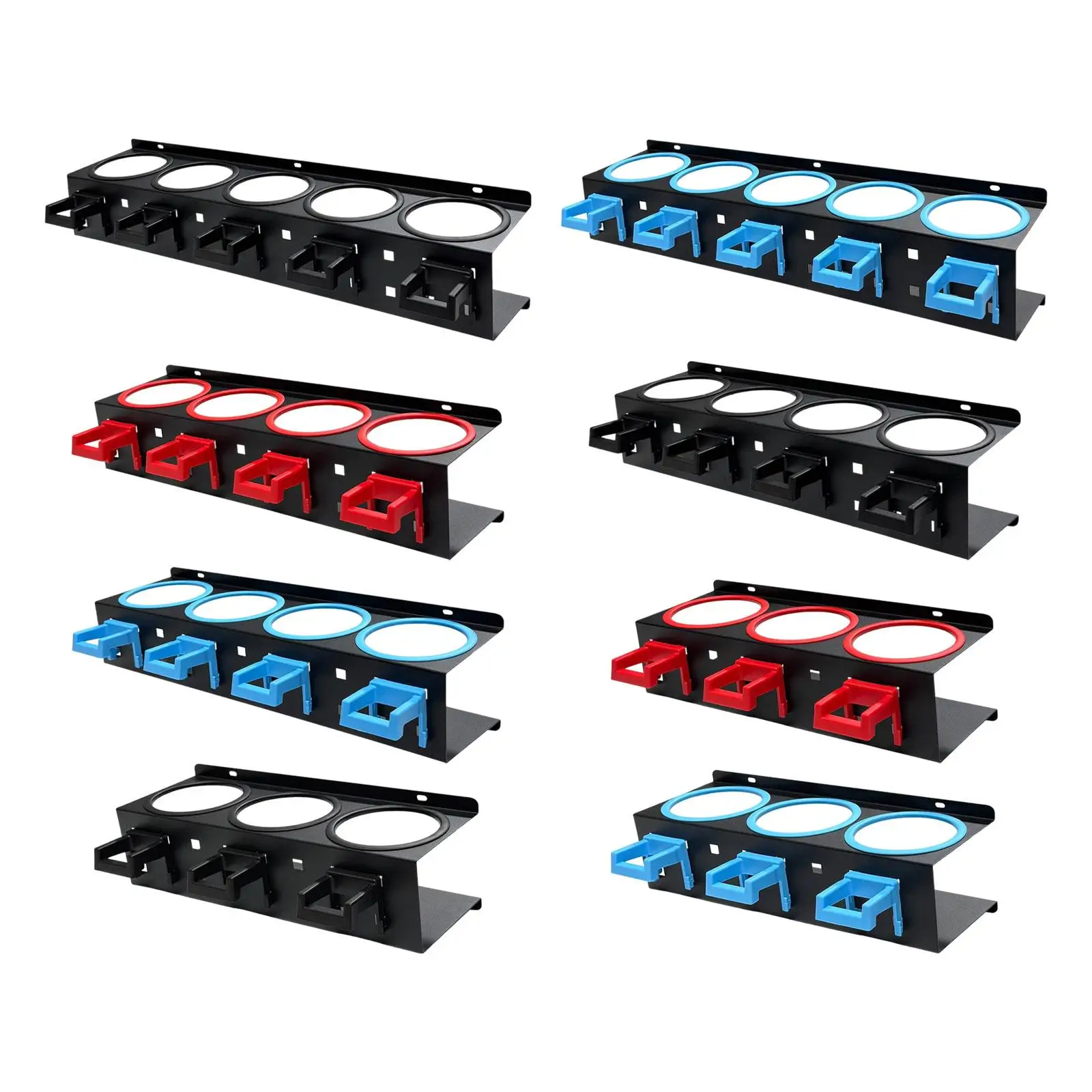 Spray Bottle Rack Holder Cleaning Supply Hanger Tool Stand Stylish Simple Installation Multi Functional with Hooks for Garage