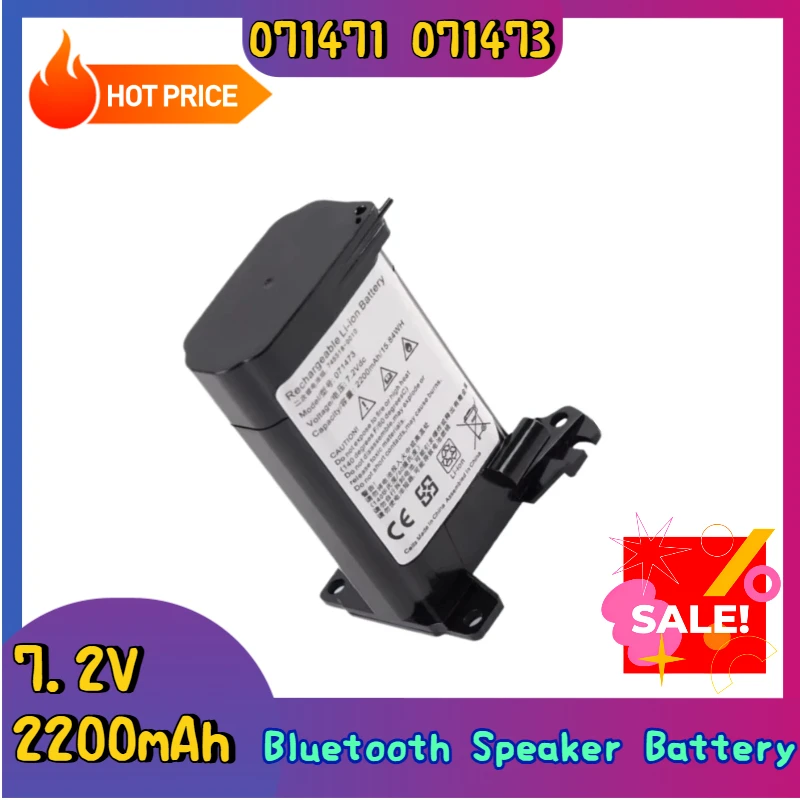 

071471 071473 Battery 7.2V 2200mAh For Bose SoundLink Revolve Speaker High Quality Bluetooth Speaker Battery