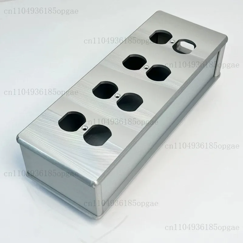 

Корпус фильтра питания из алюминиевого сплава 3206 для Hi-Fi аппаратов, американского и британского стандартов, высококачественный, для усилителей мощности, панель с розетками