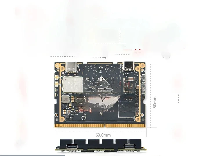 SOM-RK3399V2 Core Board, 4GB Memory 16GB Flash Memory HDMI-compatible IN Dual MIPI Dual Band WiFi