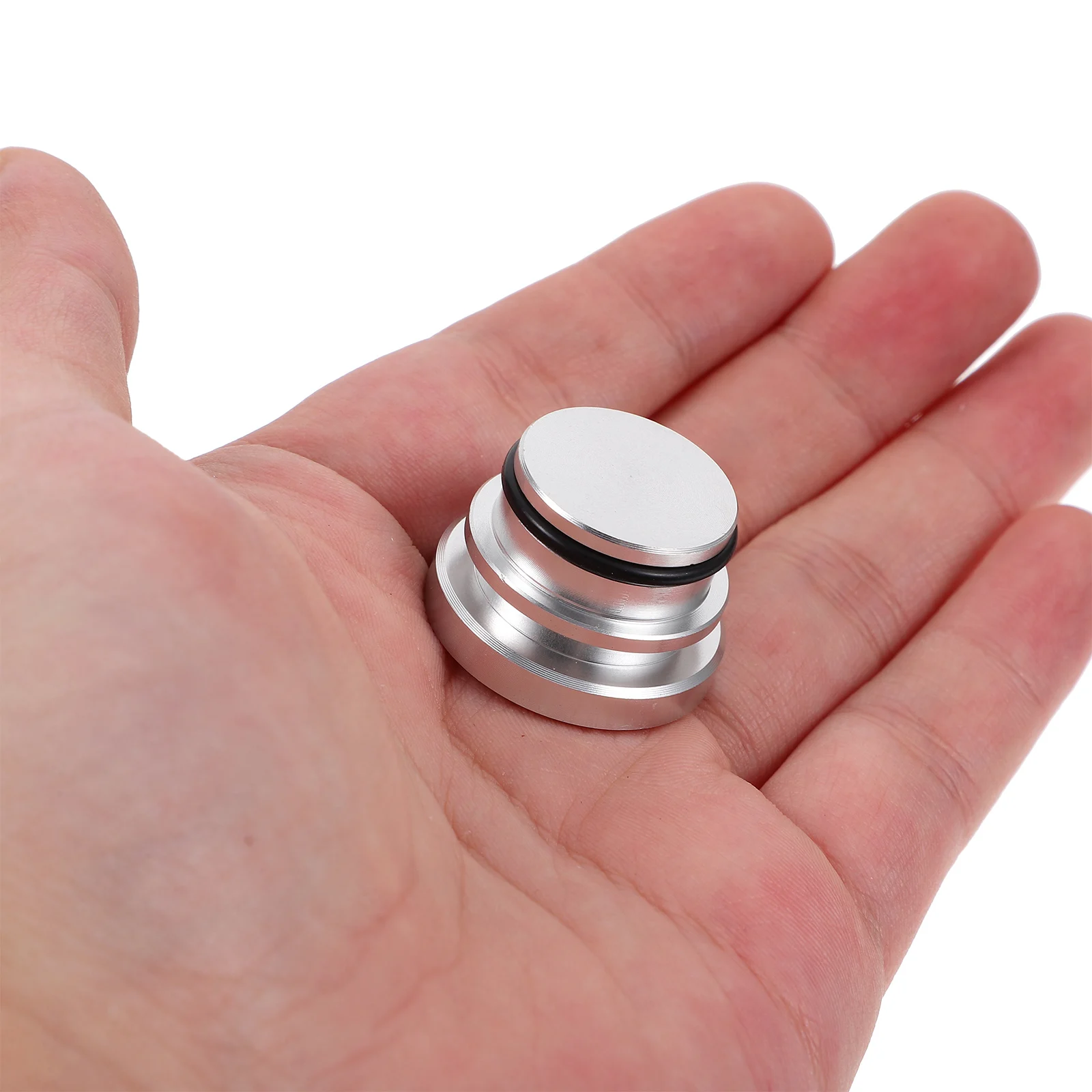 

4Pcs Car Cigarette Lighter Socket Dust Plugs Protective Caps Aluminum Alloy Durable Covers Automotive Supplies