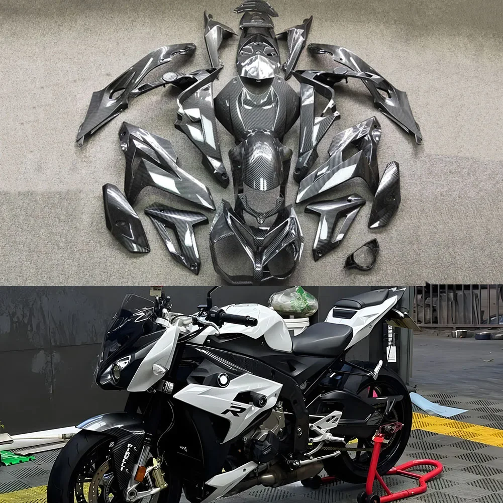 Carbon fiber Printed Fairing Kit For BMW S1000R 2015 2016 2017 2018  ABS Plastic