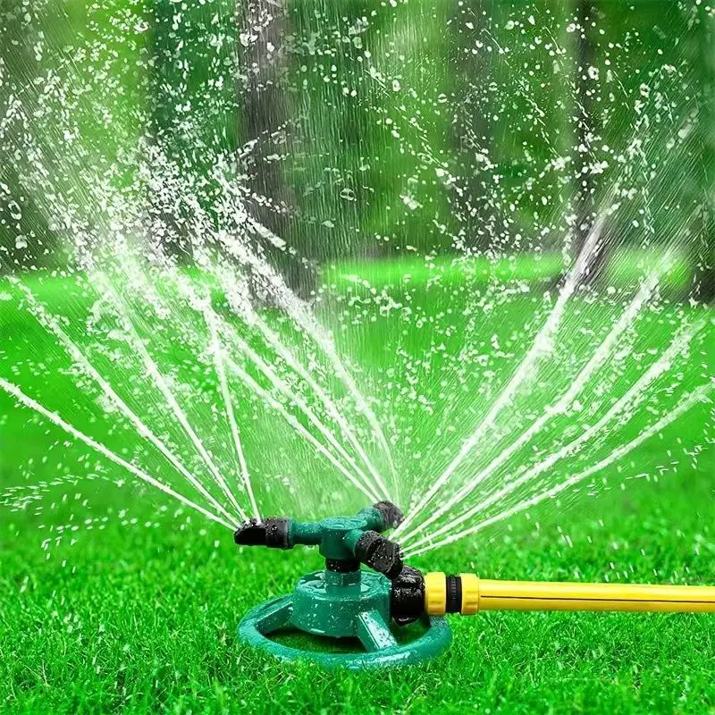 360 Degree Automatic Rotating Sprinkler Nozzle Water Spray Garden Lawn Irrigation Supplies