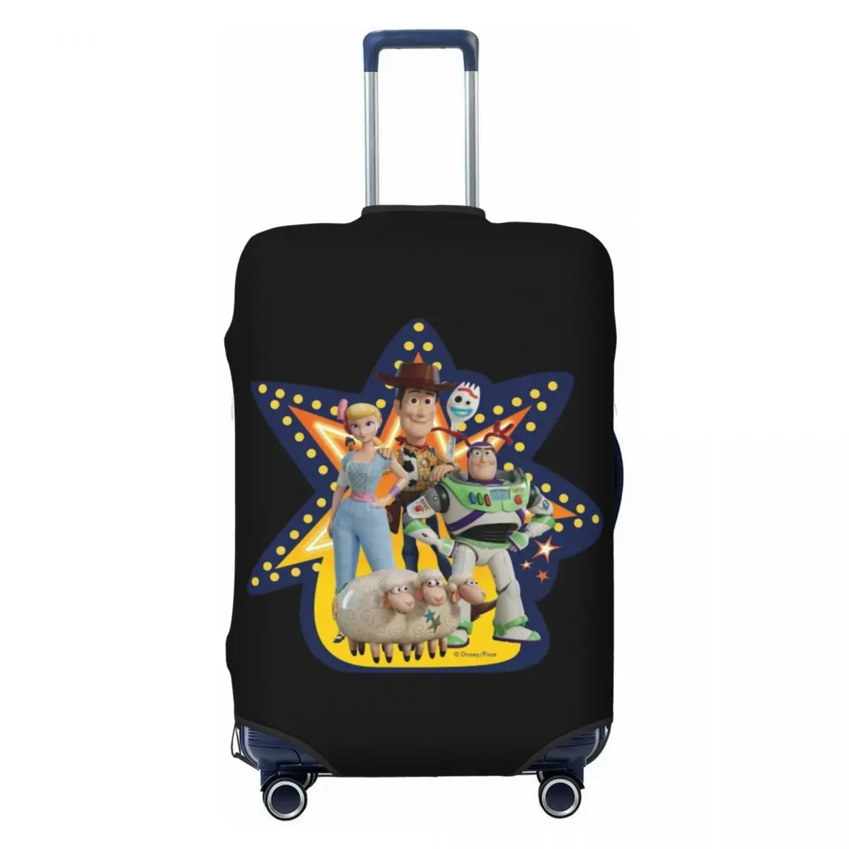 

Чехол для чемодана с мультяшными аниме-персонажами, моющийся, защитный, подходит для чемоданов 18-32 дюйма