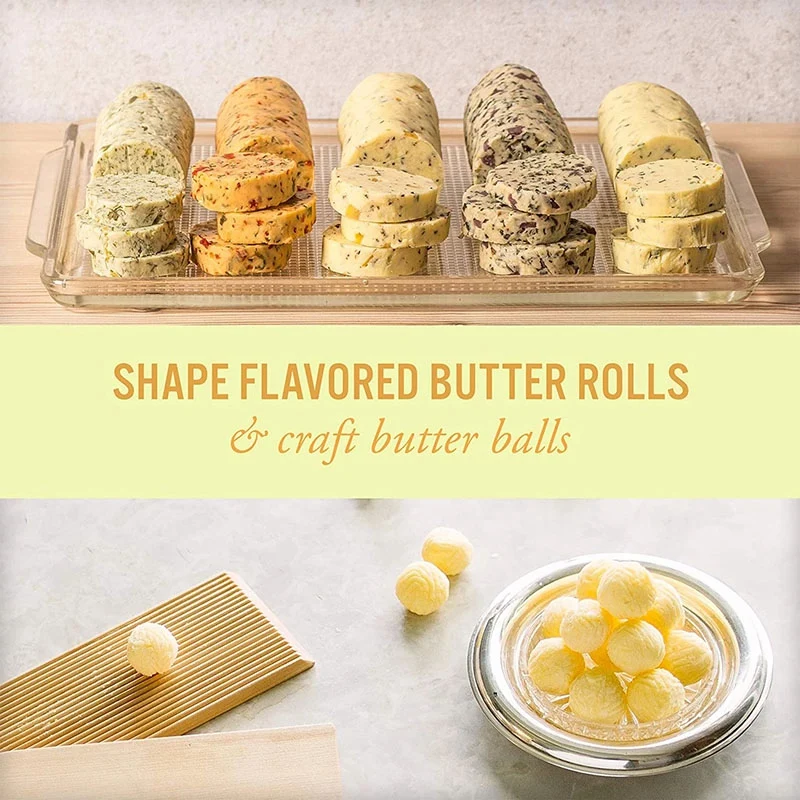 Noodles Wooden Butter Table and Popsicles Easily Make Homemade Pasta and Non-Stick Butter Pasta Board Gnocchi Roller