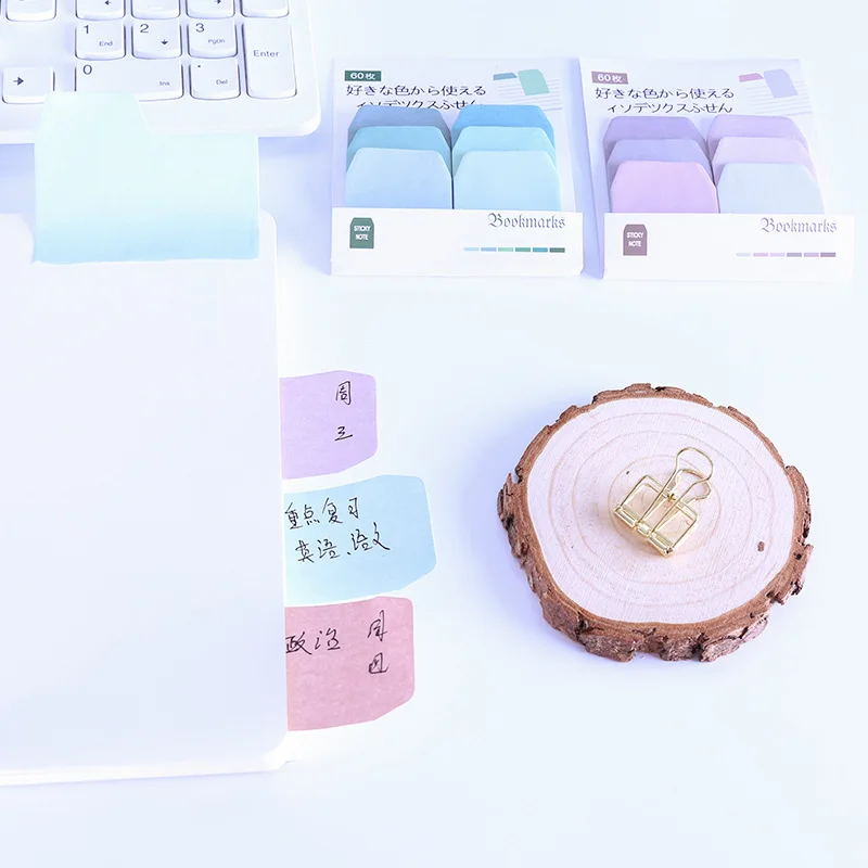 Kawaii Sticky Notes 60 sheets adhesive notepad Post Stationery Memo pad it Bookmarks Stickers in notebook School supplies