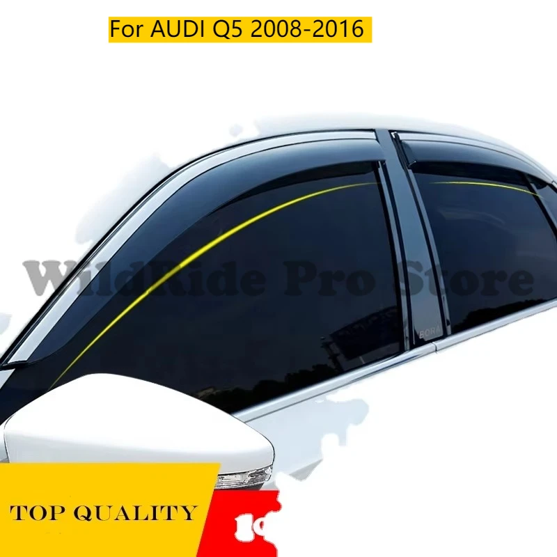 

Car Side Window Visor for AUDI Q5 2008-2016 Wind Deflectors Rain Visor Vent Sun Rain Guard Deflectors